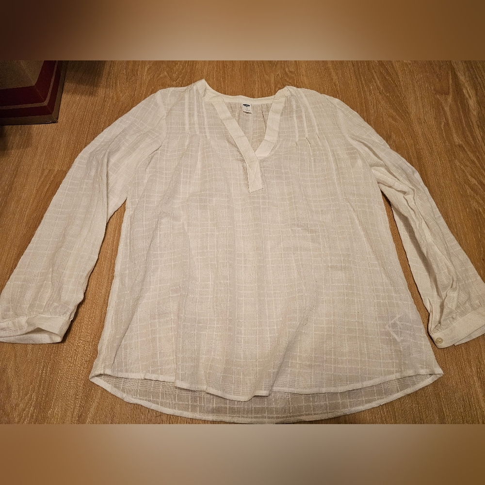 White Long Sleeve Blouse